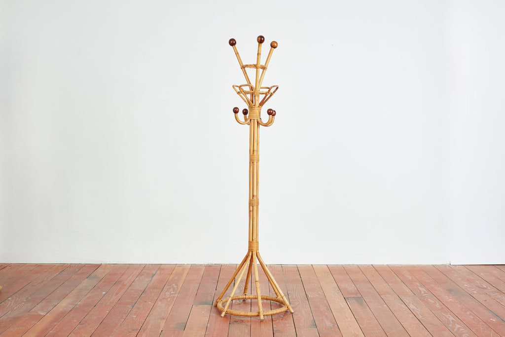 Italian Bamboo Coat Stand
