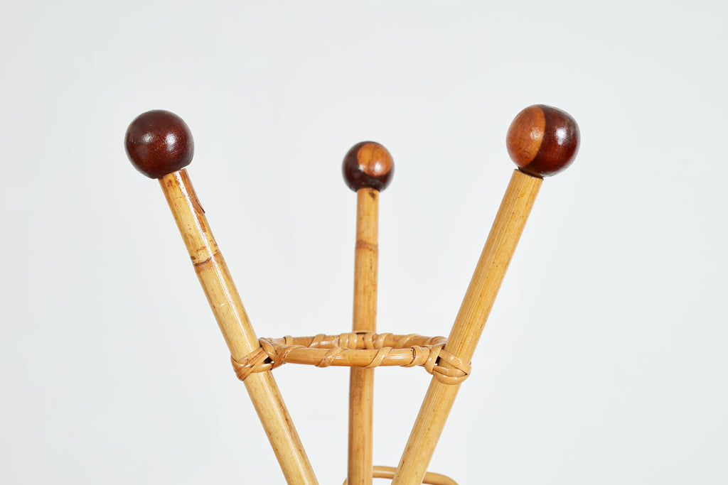 Italian Bamboo Coat Stand