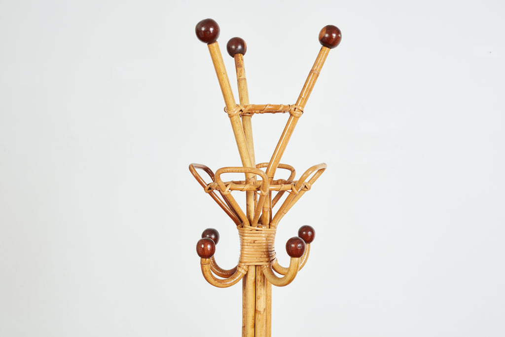 Italian Bamboo Coat Stand