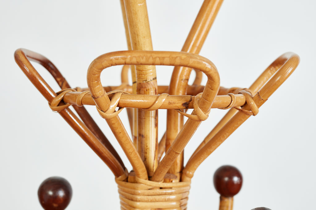 Italian Bamboo Coat Stand