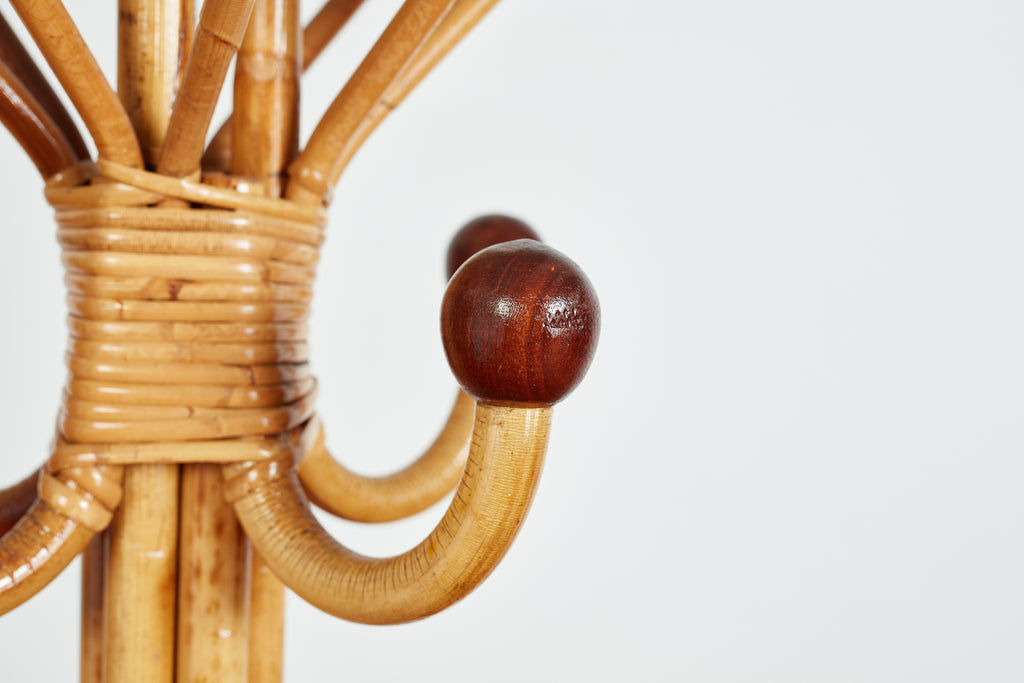 Italian Bamboo Coat Stand