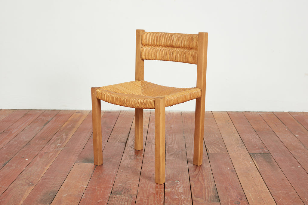 French Straw Dining Chairs - Set of 8