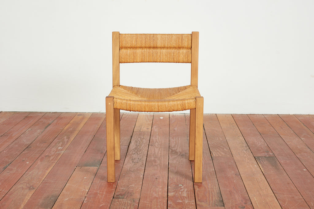 French Straw Dining Chairs - Set of 8