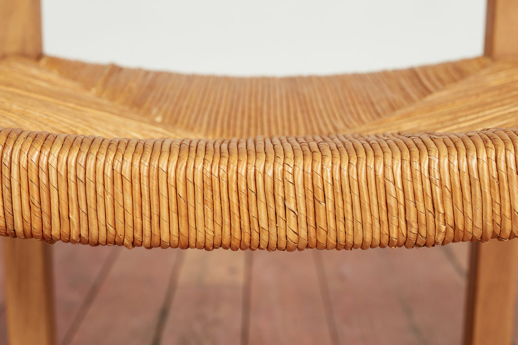 French Straw Dining Chairs - Set of 8