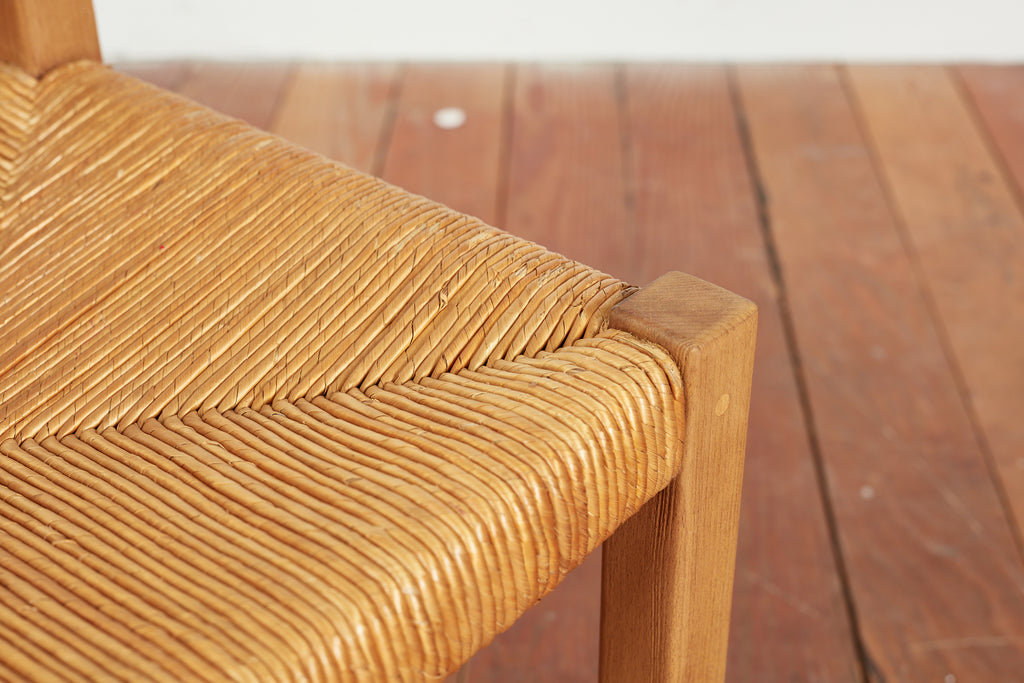 French Straw Dining Chairs - Set of 8