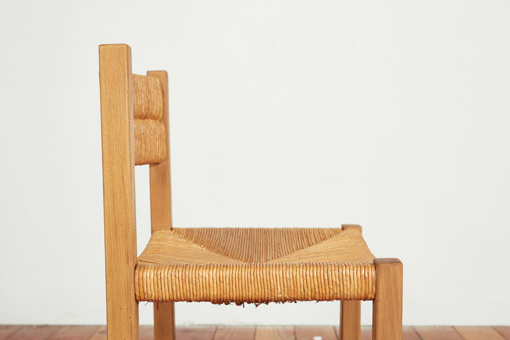 French Straw Dining Chairs - Set of 8