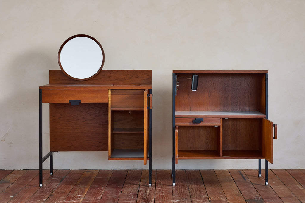 Ico Parisi Vanity / Dressing table and bedside cabinet for M.I.M