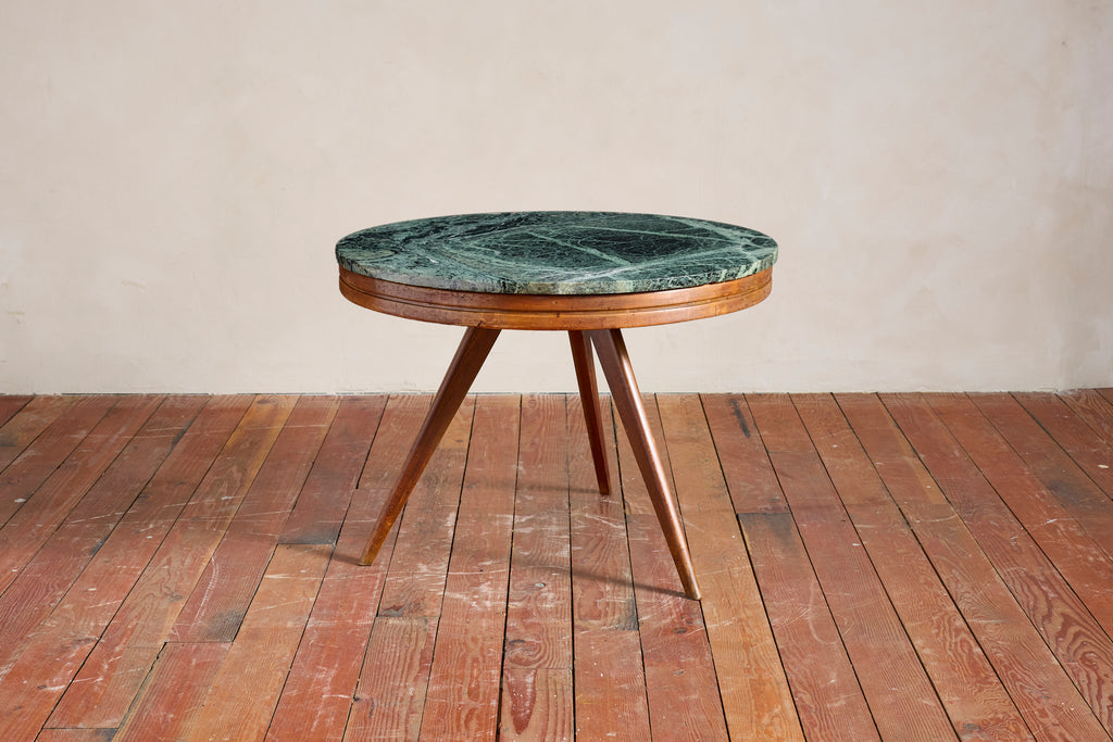 1950's Italian Green Marble Table