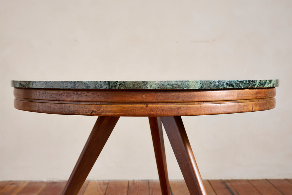 1950's Italian Green Marble Table