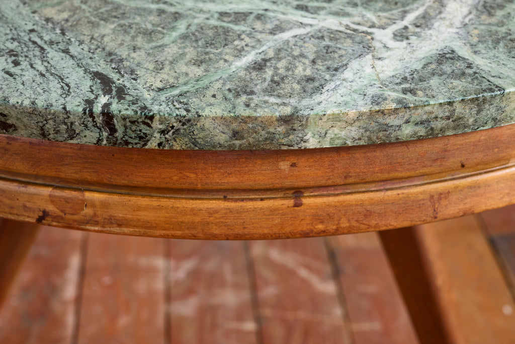 1950's Italian Green Marble Table