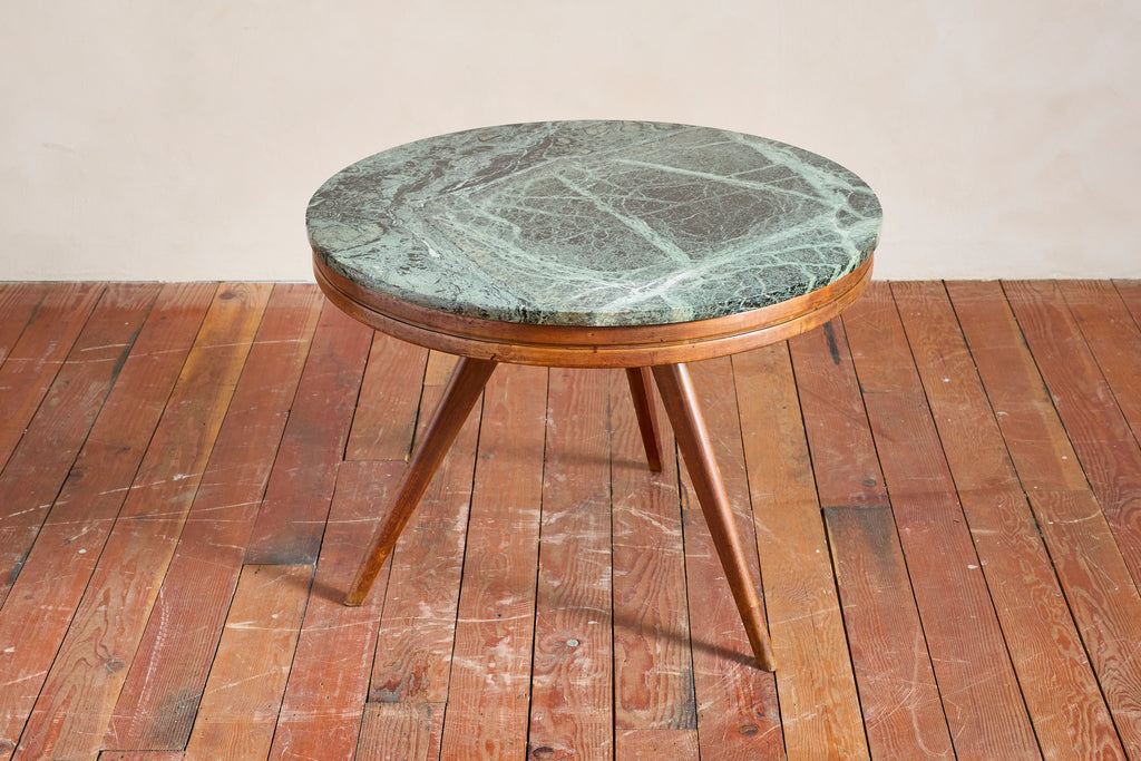 1950's Italian Green Marble Table