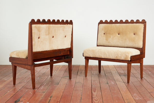 Pair of Paolo Buffa Attribured Benches