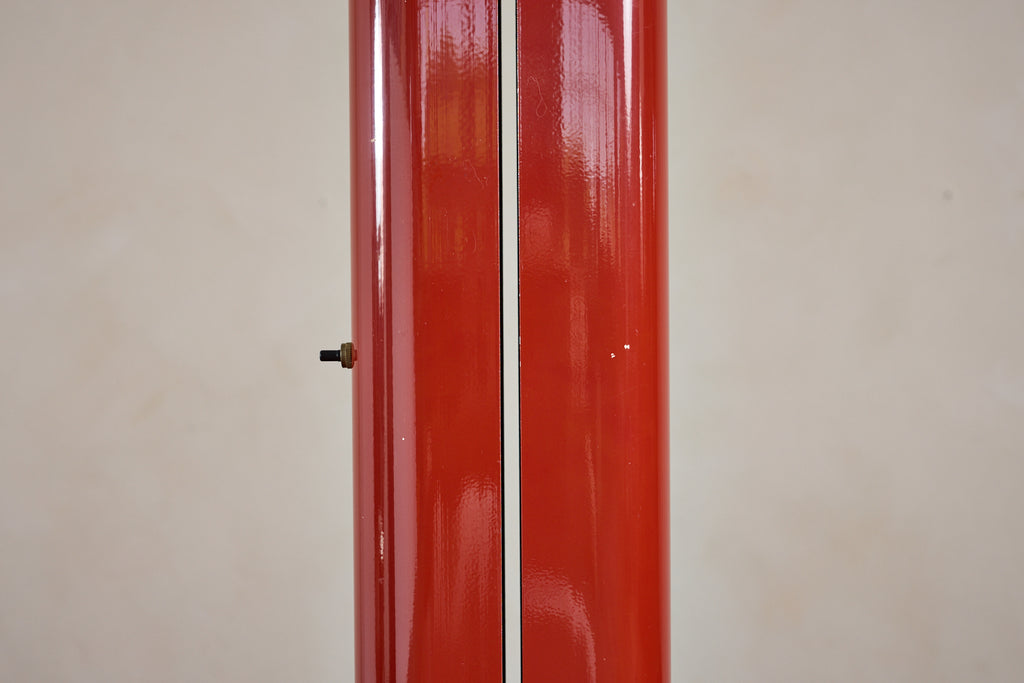 Gianfranco Frattini Red Floor Lamp