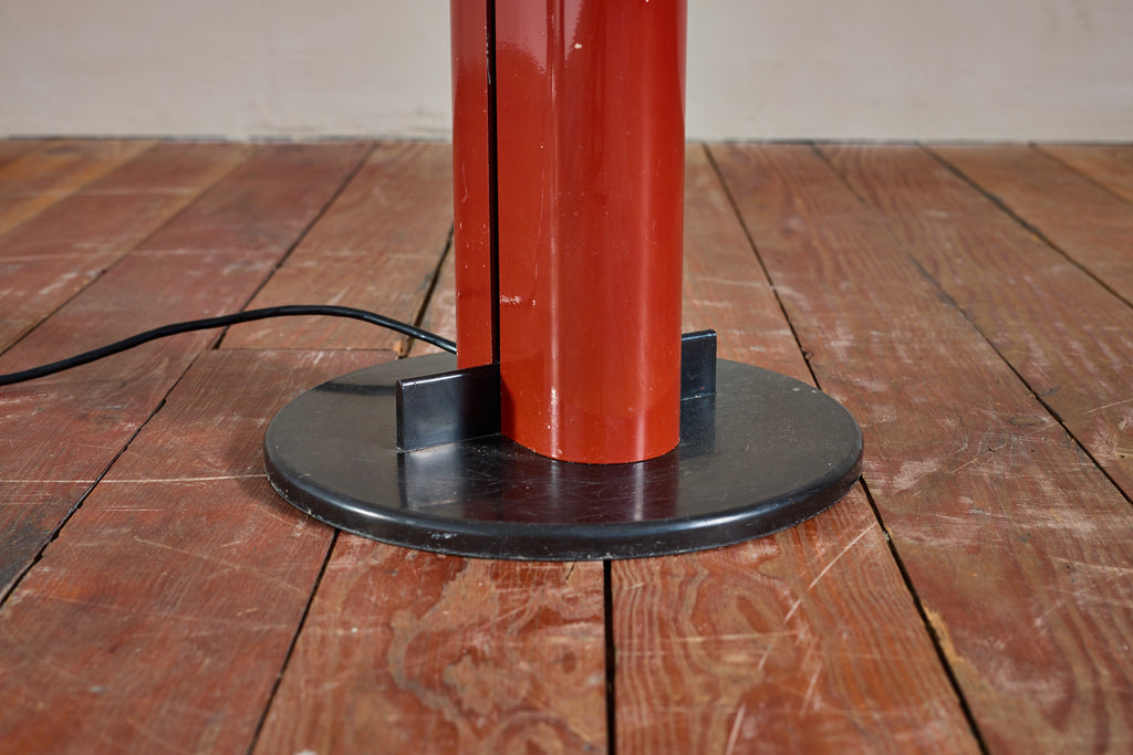 Gianfranco Frattini Red Floor Lamp