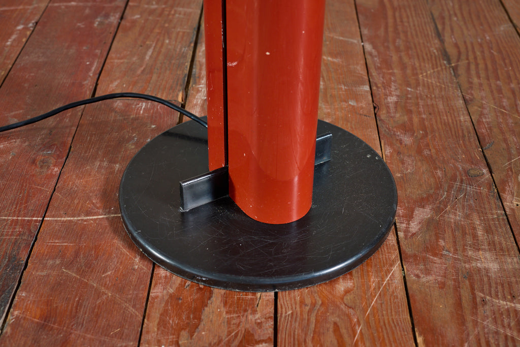 Gianfranco Frattini Red Floor Lamp