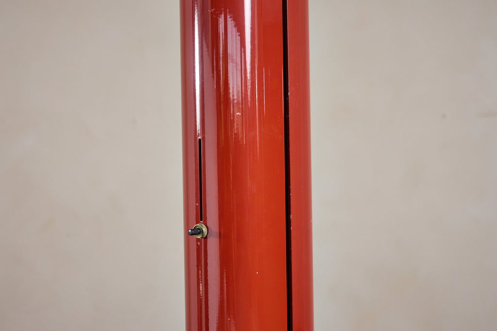 Gianfranco Frattini Red Floor Lamp