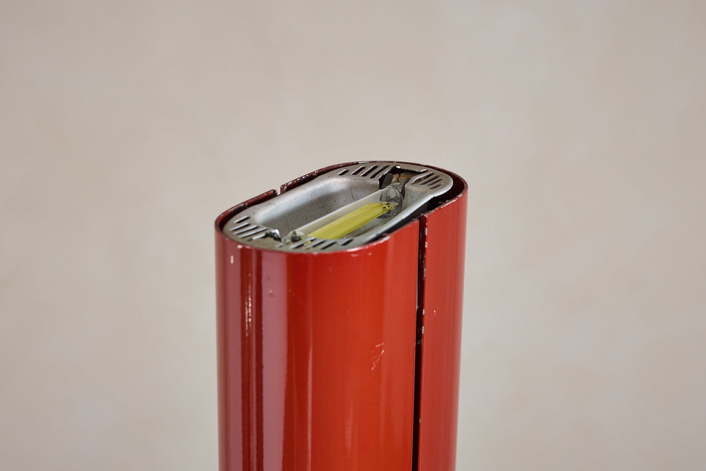 Gianfranco Frattini Red Floor Lamp