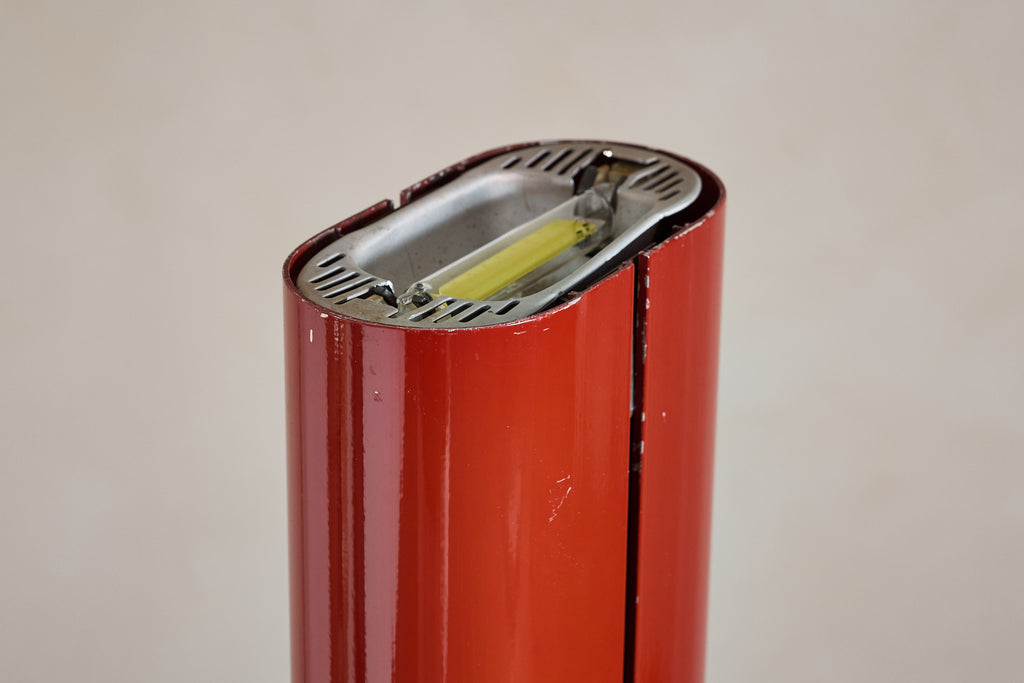 Gianfranco Frattini Red Floor Lamp