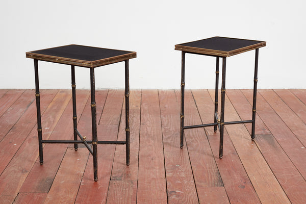 Pair of Jacques Adnet End Tables