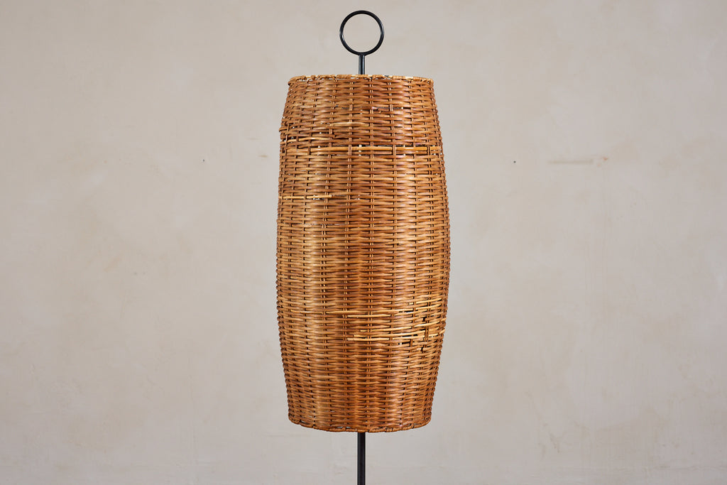 J.T. Kalmar Rattan Floor Lamp