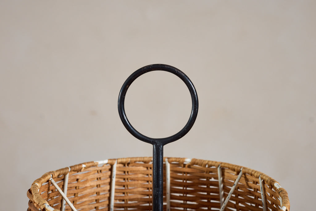 J.T. Kalmar Rattan Floor Lamp