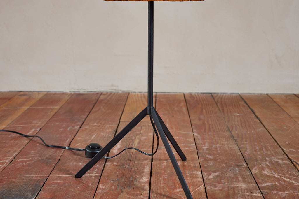 J.T. Kalmar Rattan Floor Lamp