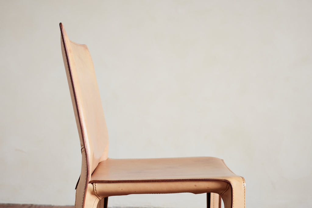 Pair of Rare Mario Bellini "Cab" Chairs