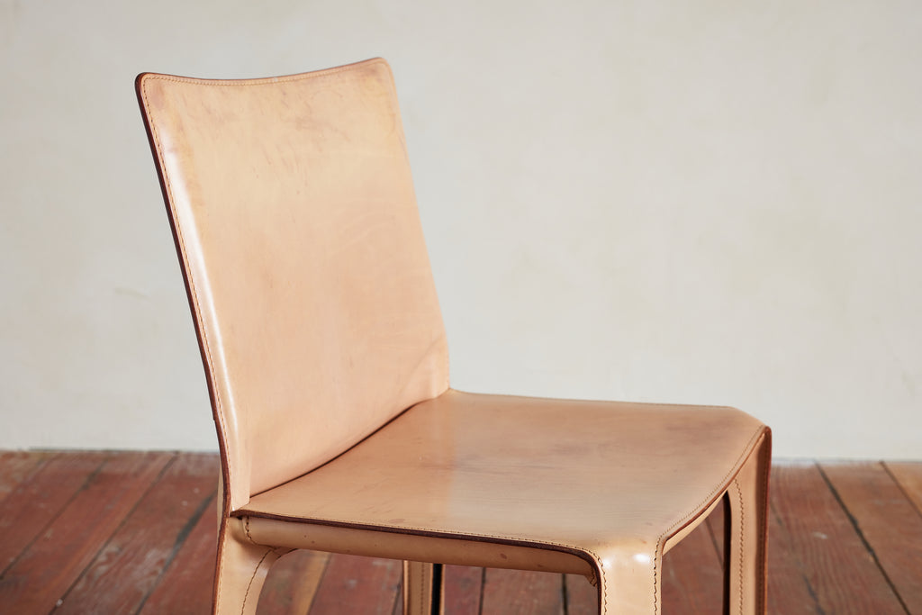 Pair of Rare Mario Bellini "Cab" Chairs