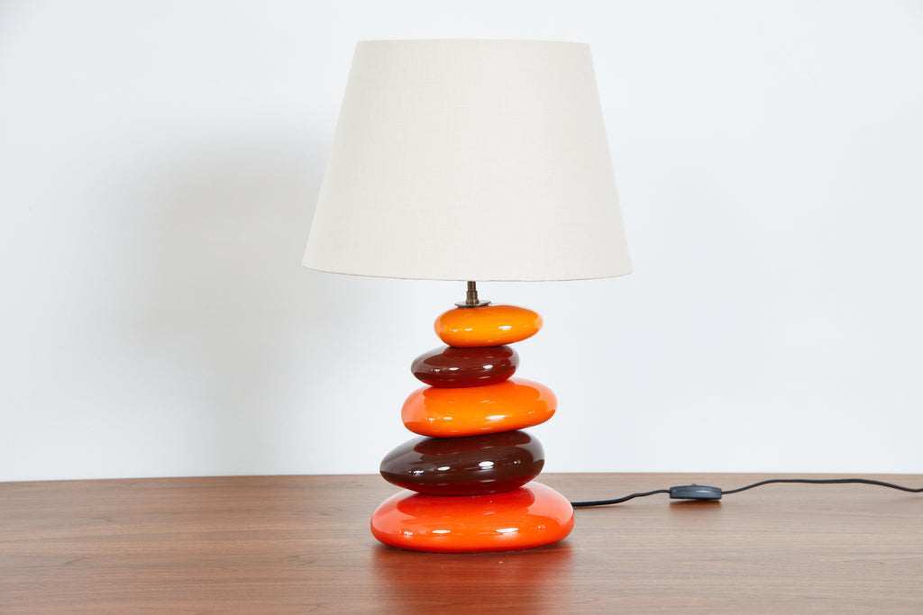 French Ceramic Table Lamp