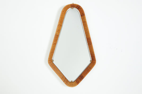 Italian Wicker Mirror
