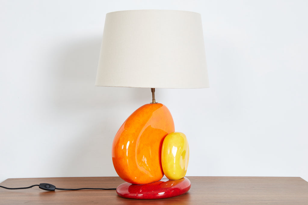 French Ceramic Table Lamp