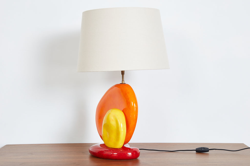 French Ceramic Table Lamp