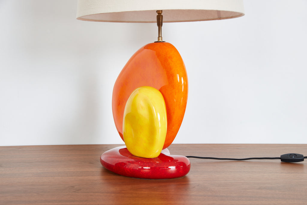 French Ceramic Table Lamp