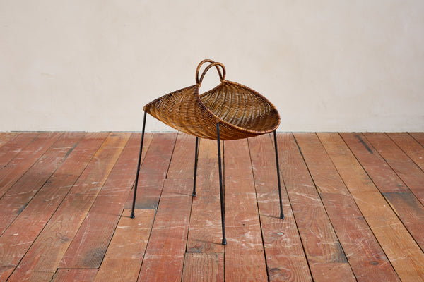 Campo & Graffi Wicker Magazine Rack
