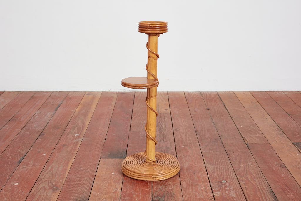 Italian Bamboo Catchall / plant stand