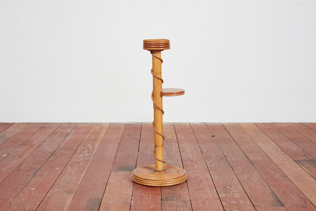 Italian Bamboo Catchall / plant stand