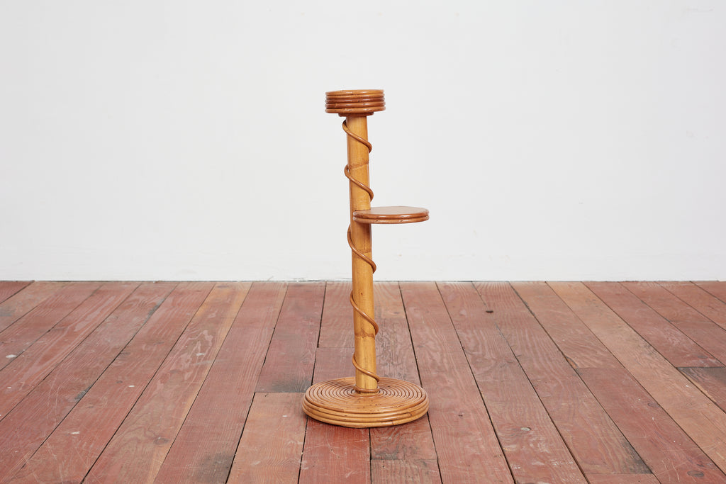 Italian Bamboo Catchall / plant stand