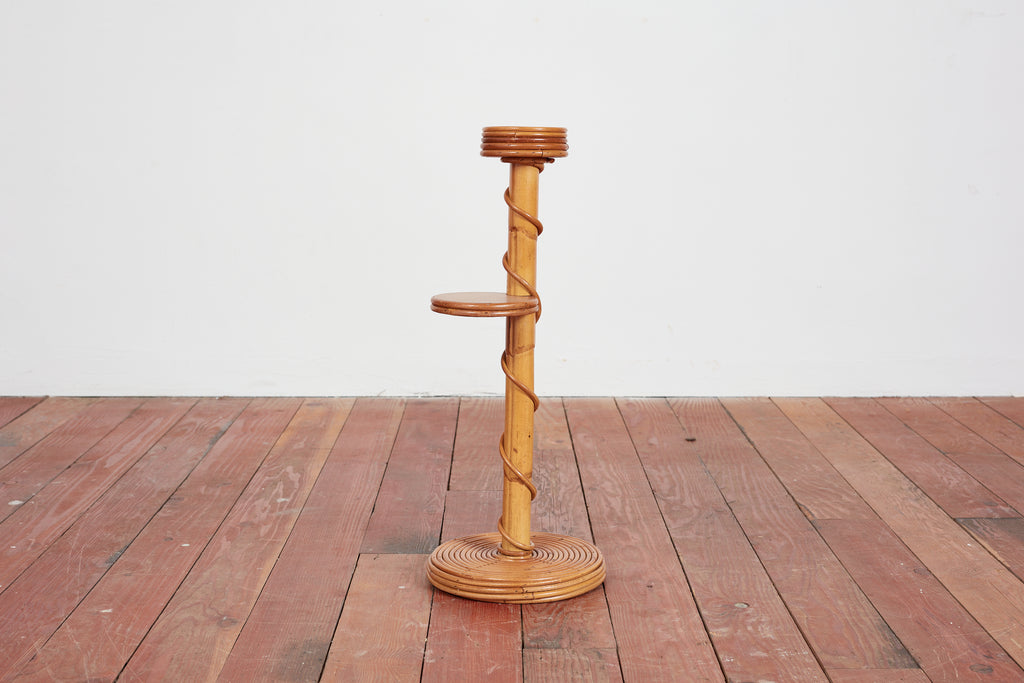 Italian Bamboo Catchall / plant stand