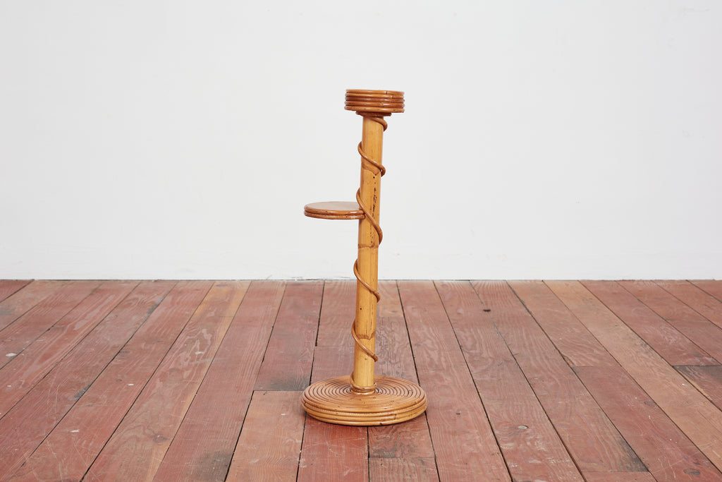 Italian Bamboo Catchall / plant stand