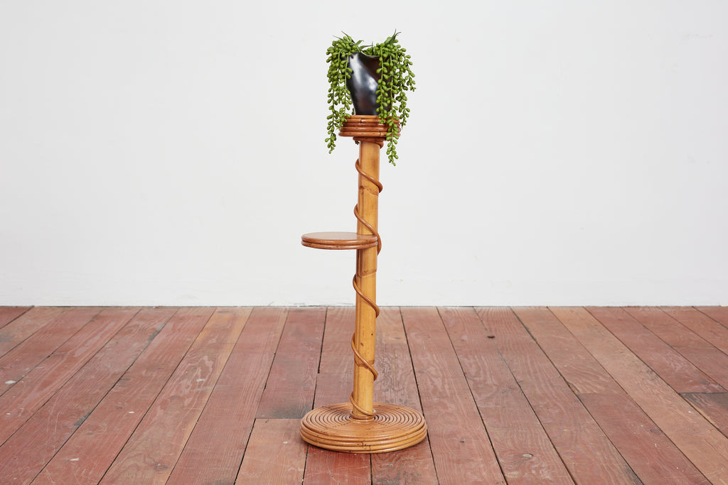 Italian Bamboo Catchall / plant stand