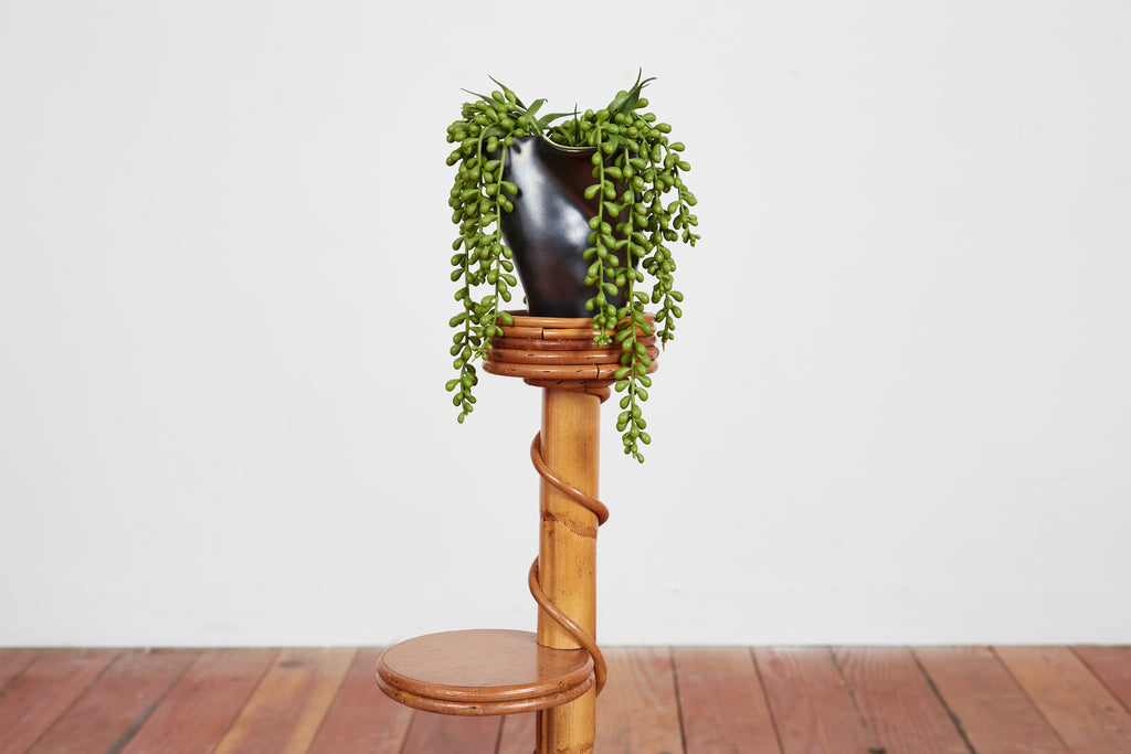 Italian Bamboo Catchall / plant stand