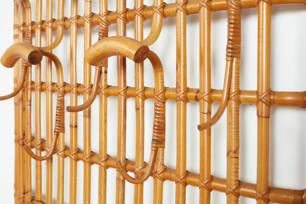 Italian Bamboo Coat Rack