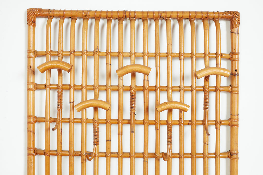Italian Bamboo Coat Rack