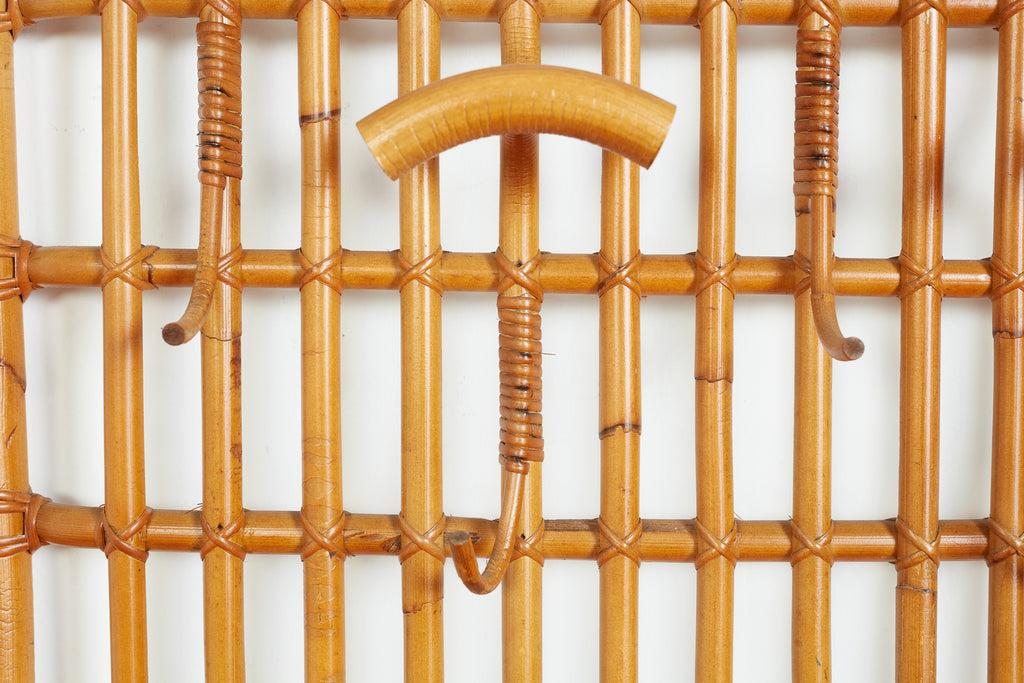 Italian Bamboo Coat Rack