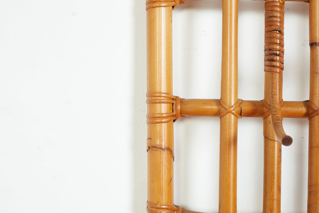 Italian Bamboo Coat Rack