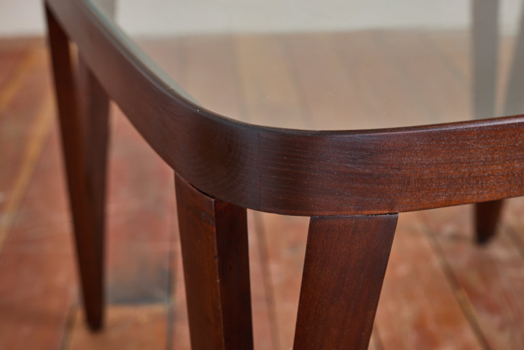 Italian Square Glass Table