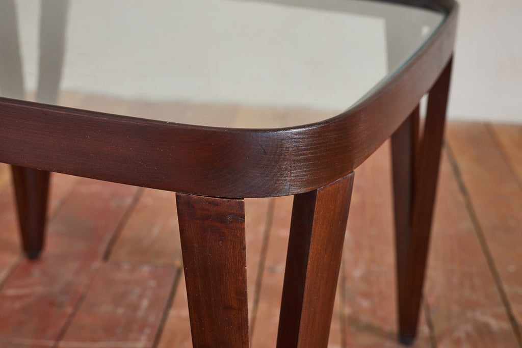 Italian Square Glass Table