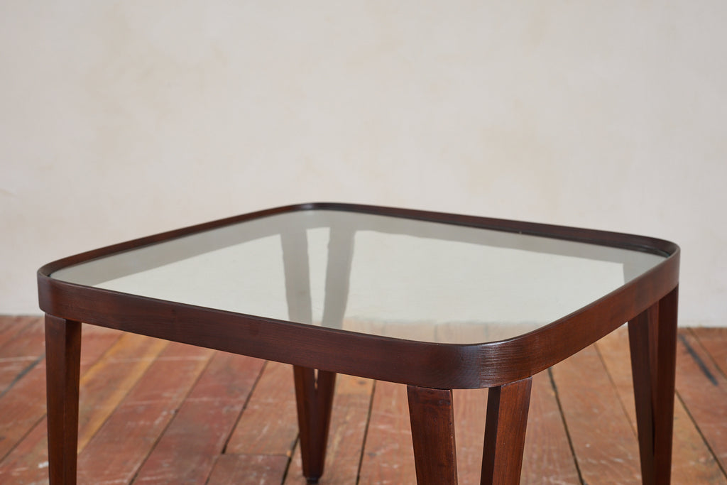 Italian Square Glass Table