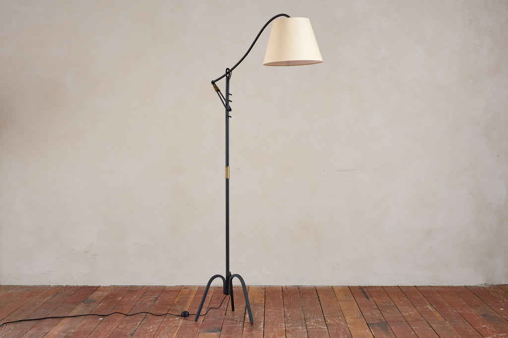 Jacques Adnet Iron Adjustable Floor Lamp