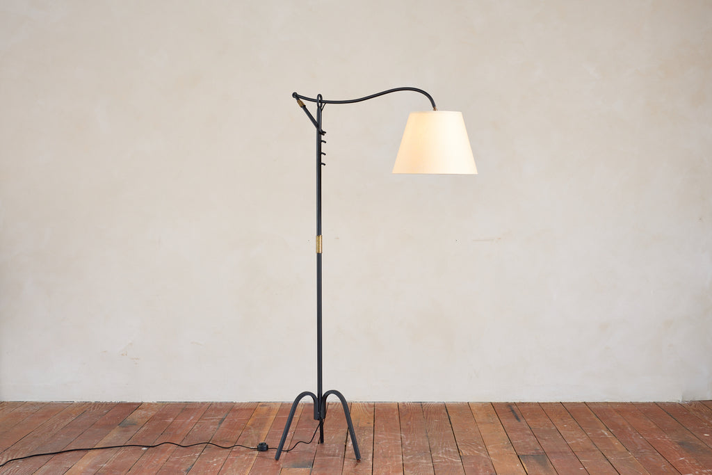 Jacques Adnet Iron Adjustable Floor Lamp